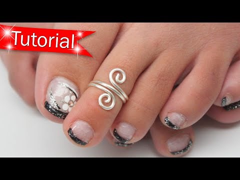 TUTORIAL - Make 3 EASY Toe Rings - DIY