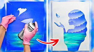 148K views · 601 reactions | Mind-blowing painting techniques to decorate your room.  | 5-Minute Crafts Play | Facebook