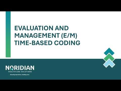 Evaluation and Management (E/M) Time-Based Coding