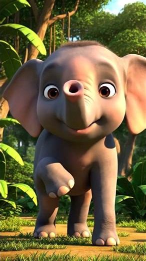 baby elephant crying#cartoon #elephant #babycrying