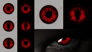 Ruby Red Vampire Eyes - SSE - 4K-2K-1K