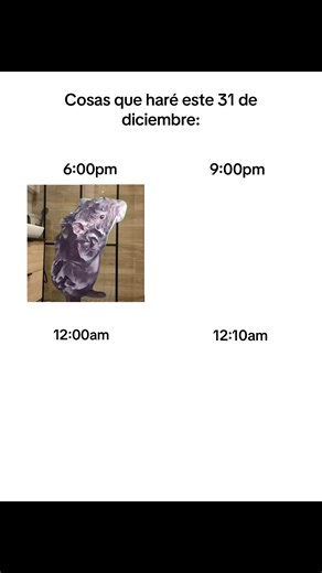 Cosas que haré este 31 de diciembre