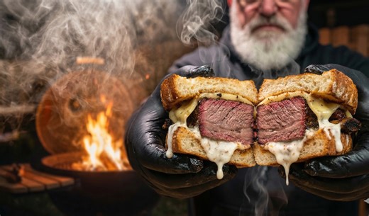 The bones pull right out - then the sandwich build got real