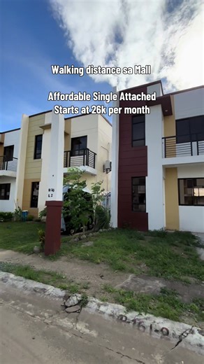 🔥 AFFORDABLE SINGLE ATTACHED — WALKING DISTANCE SA MALL! 🏡🛍️ Pagod ka na ba sa biyahe? Dito, lakad lang ang mall! 💯 ✨ Perfect for families & OFWs! 🏠 HOUSE FEATURES: ✔️ Single Attached Unit ✔️ 2-3 Bedrooms ✔️ 1-2 Toilet & Bath ✔️ Living, Dining & Kitchen Area ✔️ May sariling parking space ✔️ Pwede pang i-extend 📍 PRIME LOCATION: 🚶‍♂️ Walking distance to mall 🏫 Near schools 🏥 Near hospitals 🛣️ Accessible sa main roads & transport 💸 AFFORDABLE DOWNPAYMENT ✔️ Pwede sa Bank & Pag-IBIG & Ba