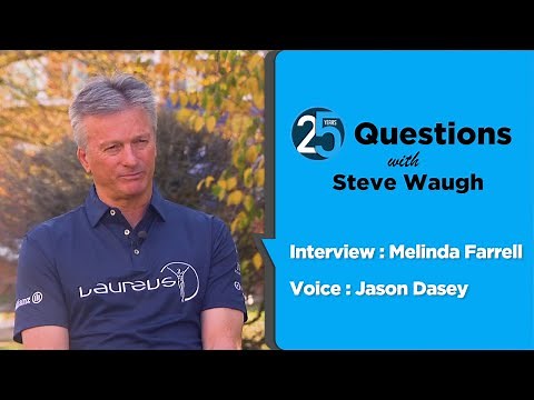 25 Questions with Steve Waugh