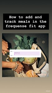 How to add and track meals - frequense fit