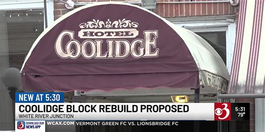 Property owner proposes redeveloping White River Junction’s Coolidge Block