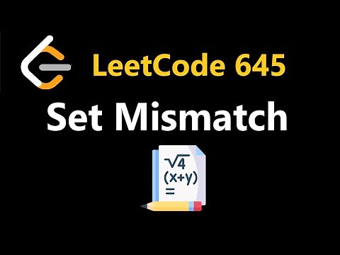 Set Mismatch - Leetcode 645 - Python