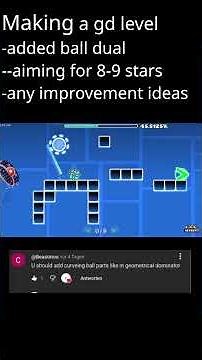 Making a gd level (Pt. 7) #geometrydash #gd #gaming