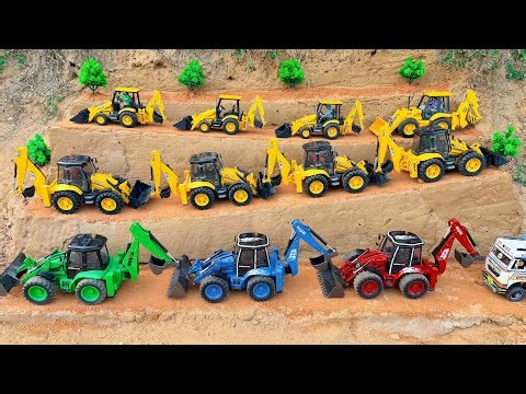 JCB 3DX and Tata truck parking video | tractor jcb video | jcb video | jcb cartoon