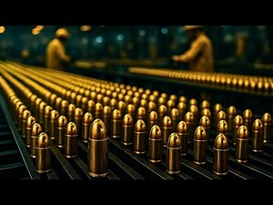 Inside the Bullet Factory: From Brass Casings to High-Velocity Ammunition (Full Process)