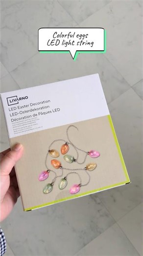 Easter LED lights for only €1 | Lidl supermarket finds