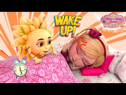🌞Good Morning! Wake Up Princesses | Kids Educational Rhymes | Wands & Wings Jr.