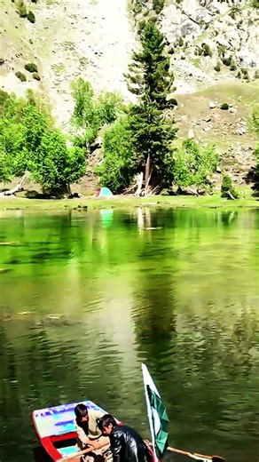 🌈 Satrangi Lake Naltar | Colors of Heaven in Naltar Valley #shortvideo #viralvideo #travelsecrets