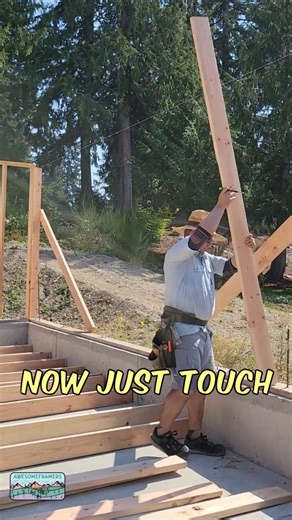 I had good mentors. Fast and accurate way to get stud heights without taking measurments or using a ladder for every stud. If you are worried about sag, then cut a stud near the middle a little taller. Problem solved. . . #tricksofthetrade #protip #diablotoolsambassador #framersareadyingbreed #framer #framerlife #framing #footings #foundation #concrete #mathneverlies #layitoutbuilditup #Carpenter #carpentry #squaresnapbuildrepeat #finishframing #frametheworld #construction #craftsman #framersofi