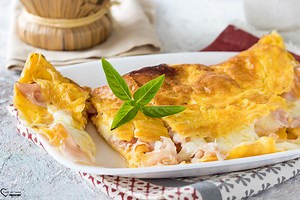 frittata prosciutto e formaggio ricetta omelette prosciutto formaggio
