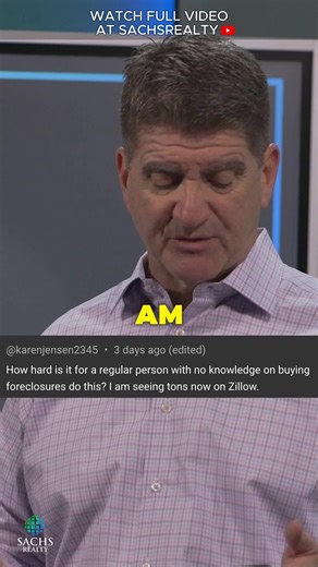 If we see a rise 📈 in foreclosed homes like some have predicted, they could be a possible avenue for a new home buyer to save some money, but there is a lot of risk involved! Be CAREFUL! Watch the latest episode of Real Estate Question and Answers on Sachs Realty YouTube (link in bio 🔗), and be sure to leave your own question or comment on any of our videos, it may be selected for next weeks episode! If you want to become a more educated home buyer so that you can better navigate this changing