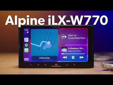 Alpine iLX-W770 touchscreen digital media receiver | Crutchfield