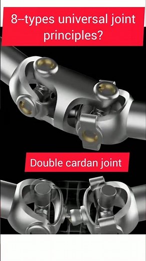 8 Types of Universal Joints Explained | Mechanical Mechanism #shorts