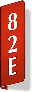 SmartSign Custom Warehouse Aisle Sign, 2.75 x 7 inch, 2-Sided L-Shaped Engraved Markers for Racks/Shelves/Walls/Corridors, ABS Plastic, Pre-drilled Holes, Choose Color, Made in USA