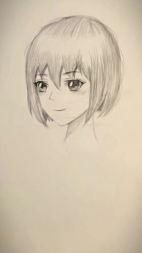 Anime Girl Pencil Drawing Tutorial