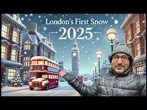 London’s First Snow of 2025 ❄️ | UK 🇬🇧 covered with Heavy Snow | Snowfall caused Travel Disruption