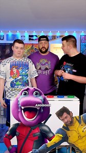 292K views · 12K reactions | Barney’s Bad Day!!! 藍藍 #barney #deadpool #wolverine #math #trynottolaugh #buttons | Uploads of Fun | Facebook