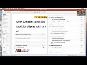 ASU Arts & Humanities Requirement: Welcome to PUP 200