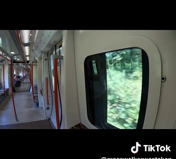 Short Train Journey Filmed with GoPro in London