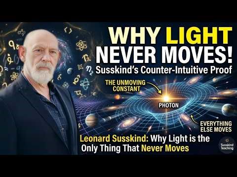 "Leonard Susskind: Why Light is the Only Thing That Never Moves"
