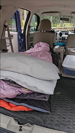 Simple SUV camping with a Ford Escape. #suvcamping