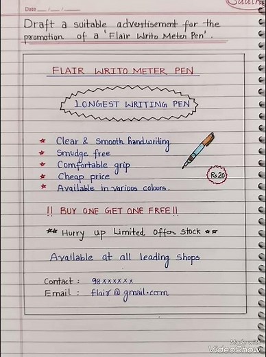 Advertisement Writing #english Class 12th CBSE board