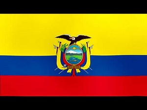 Bandera Ondeando e Himno de Ecuador - Flag Waving and Anthem of Ecuador