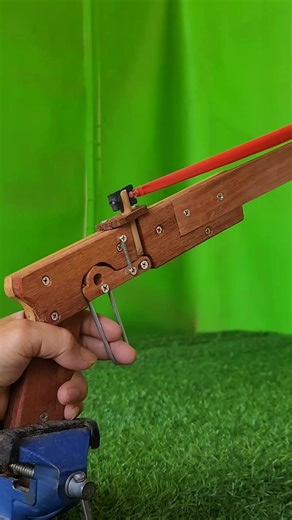 Simple idea Unique mechanism Model art for slingshot mechanism New # #woodscraft DIY #minitool Mechanical #beautifultools Craft Unique | Van Nak
