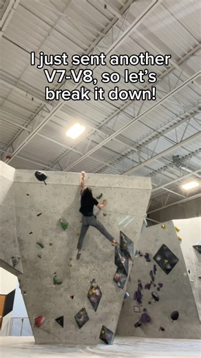 Breaking Down This Yellow V7-8 #bouldering #climbing