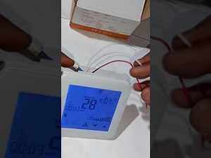 Addressing a modbus thermostat.