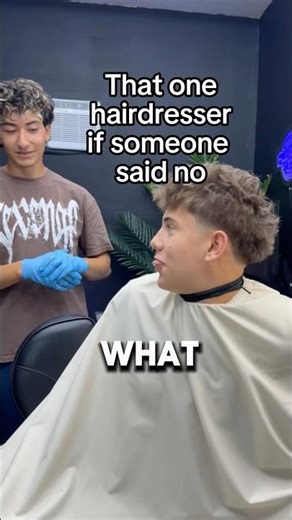 CLIENT FREAKS OUT🤬😳 #funny #barber