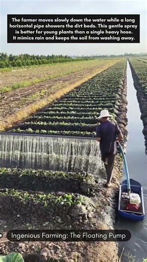 Ingenious Farming: the Floating Pump