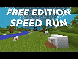 Speed Running Minecraft Free Edition [WR]
