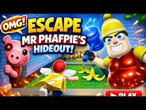 Roblox Escape Mr Phafpie’s Hideout 😱 | Obby Escape Gameplay