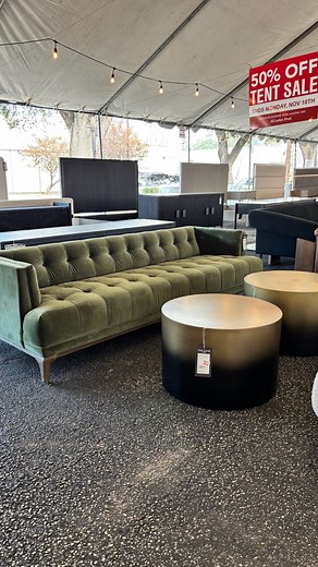 4.7K views | Take a tour of our TENT SALE happening right now thru Monday. Tag a friend you’d like to shop with and hurry while supplies last at 50% off! | High Fashion Home | Facebook