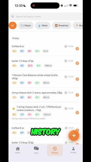 Effortless Macro Tracking: Quick Add & Edit Meals! #shorts