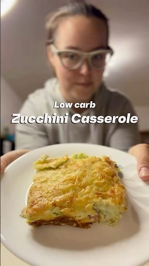Easy Zucchini Casserole Recipe 🥒 High Protein & Low Carb