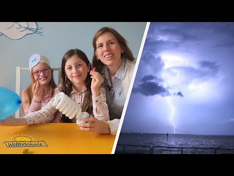 So entstehen Blitze ⚡ – Mit Experiment für Kinder