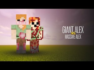 Minecraft Battle | MASSIVE ALEX Vs GIANT ALEX