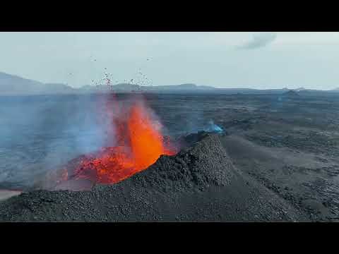 Iceland Volcano Eruption by Drone 4K July 2025