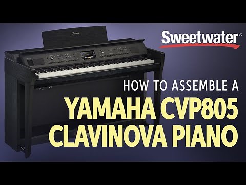 How to Assemble a Yamaha CVP805 Clavinova Piano