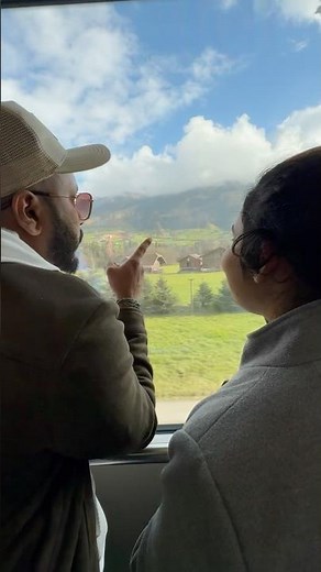 Switzerland train journey 🚂 🇨🇭