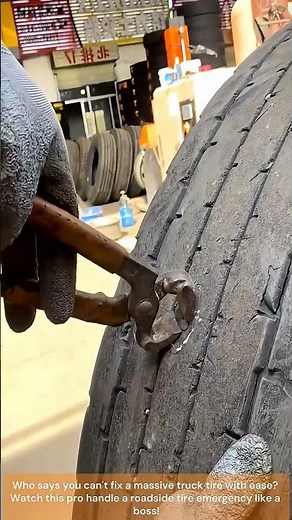 24 Hour Roadside Tire Repair | Fast Emergency Service in Action #Shorts