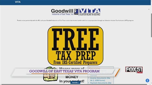 Goodwill of East Texas shares about their VITA program